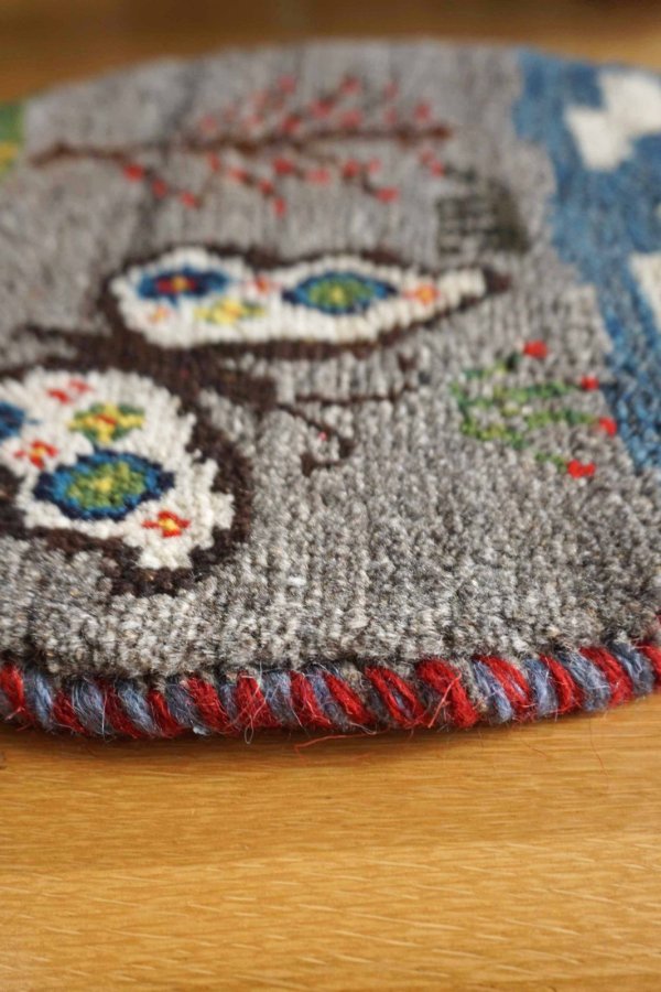 画像4: カシュクリ/座布団サイズ・丸38×38cm (4)