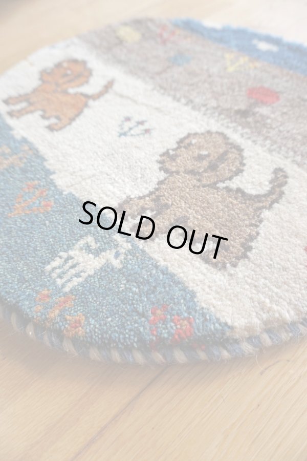 画像2: カシュクリ/座布団サイズ・丸38×38cm (2)