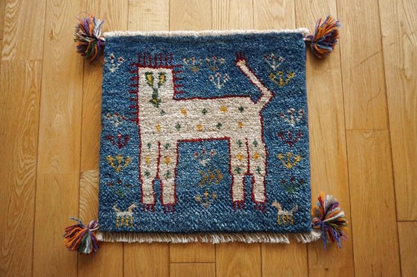 画像3:  『福袋2026』ギャッベ/座布団サイズ約40×40cm 2枚セット 通常価格¥19,800  (3)