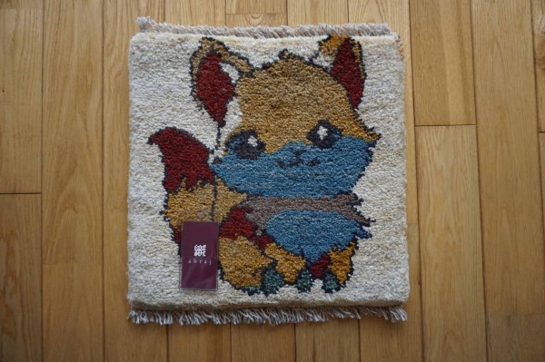 画像3:  『福袋2026』ギャッベ/座布団サイズ＆ギャッベ70×50cmサイズ 2枚セット 通常価格¥38,500  (3)