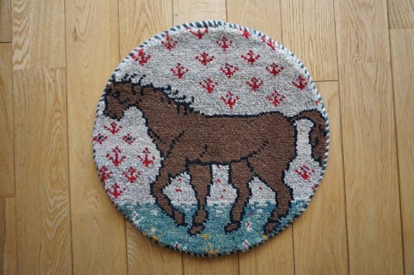 画像3:  『福袋2026』カシュクリ/座布団サイズ丸約40×40cm 2枚セット 通常価格¥37,400  (3)