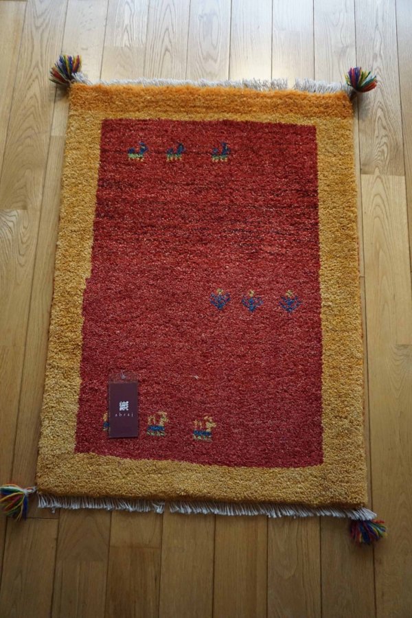 画像2:  『福袋2026』ギャッベ/座布団サイズ＆ギャッベ70×50cmサイズ 2枚セット 通常価格¥41,800  (2)