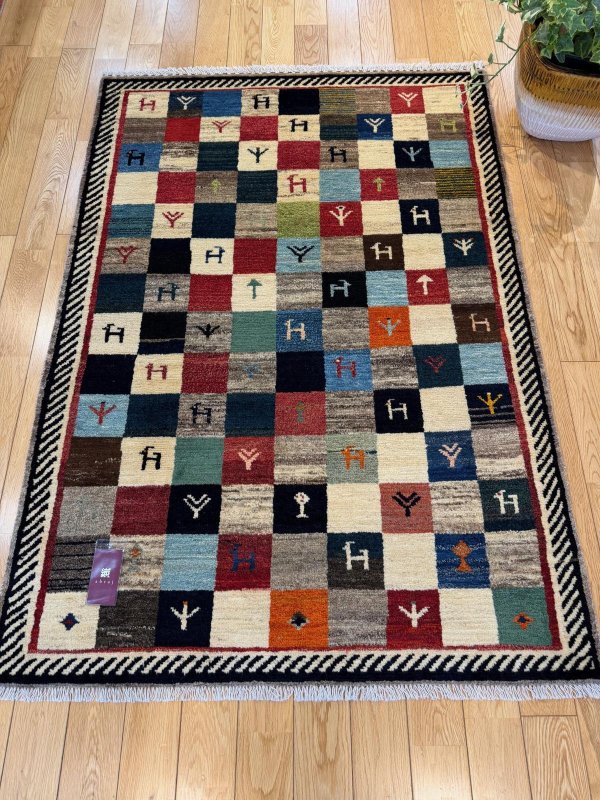 画像10: オールドギャッベ 145×101cm (10)