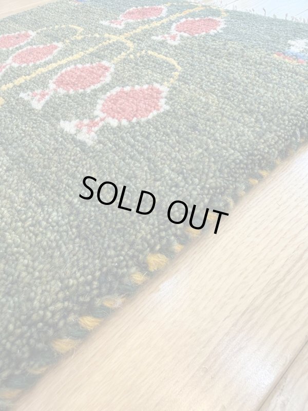 画像5: ギャッベ/座布団サイズ42×39cm（フリンジ・ボンボリあり） (5)