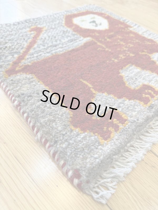 画像3: ギャッベ/座布団サイズ38×40cm（ボンボリなし） (3)