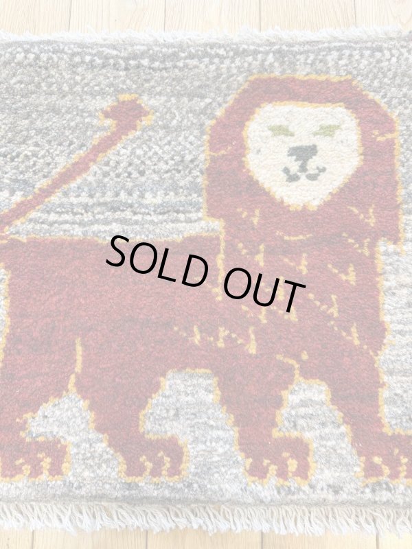 画像2: ギャッベ/座布団サイズ38×40cm（ボンボリなし） (2)