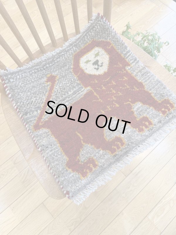 画像6: ギャッベ/座布団サイズ38×40cm（ボンボリなし） (6)