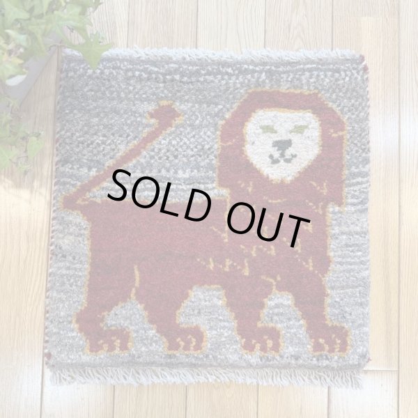 画像1: ギャッベ/座布団サイズ38×40cm（ボンボリなし） (1)