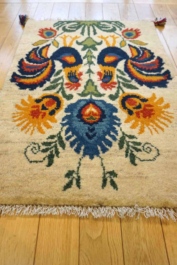 画像4: ギャッベ/玄関マット大87×62cm (4)