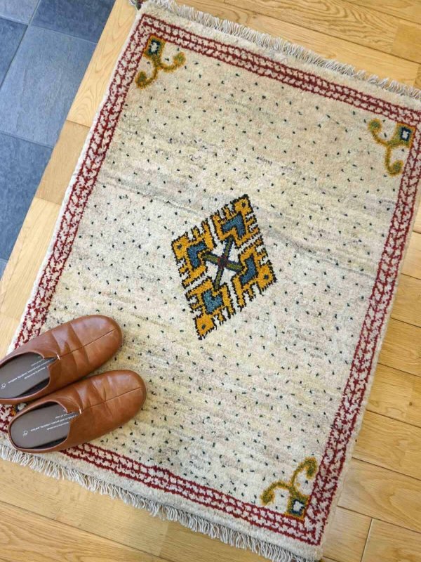 画像1: ギャッベ/玄関マット大91×67cm (1)