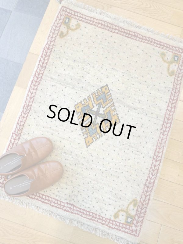 画像1: ギャッベ/玄関マット大91×67cm (1)