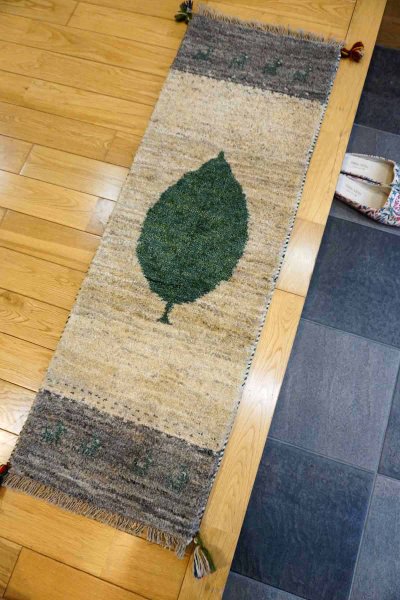 画像1: ギャッベ細長サイズ118×40cm