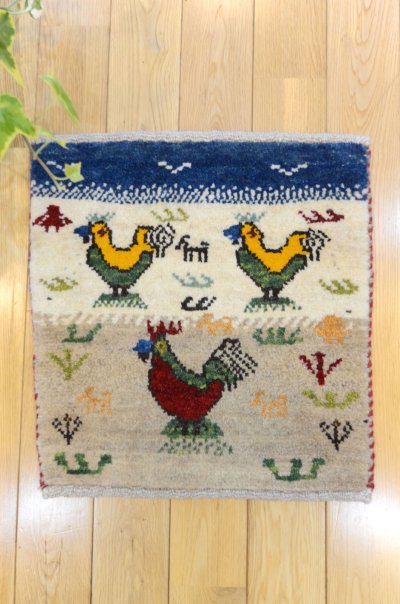 画像2: カシュクリ/座布団サイズ・四角43×41cm(フリンジなし)