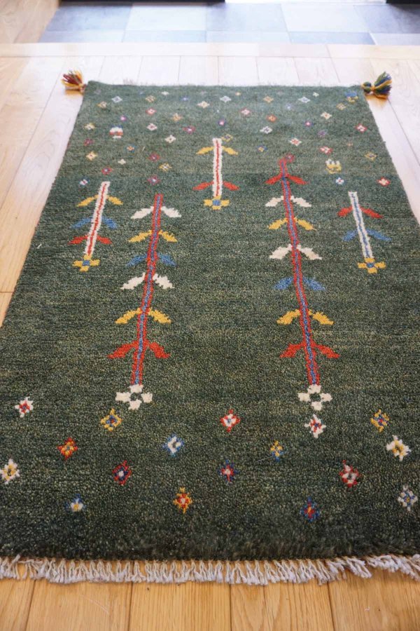 画像3: ギャッベ/玄関マット大88×60cm (3)