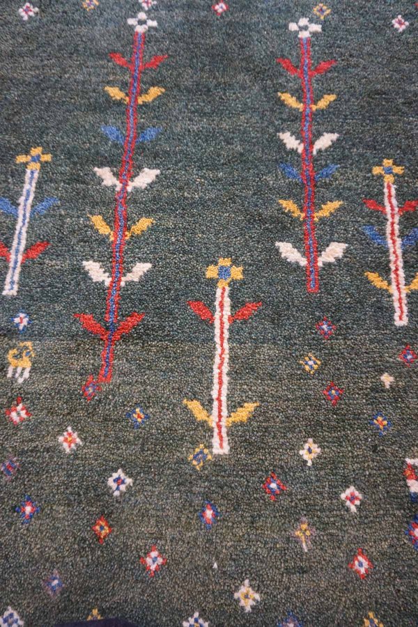 画像6: ギャッベ/玄関マット大88×60cm (6)