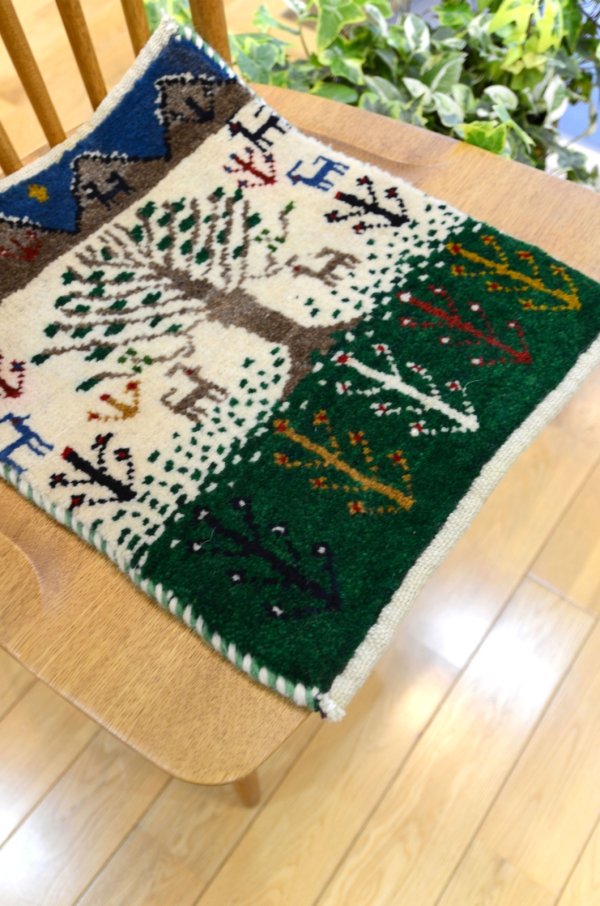 画像6: カシュクリ/座布団サイズ・四角43×36cm(フリンジなし) (6)