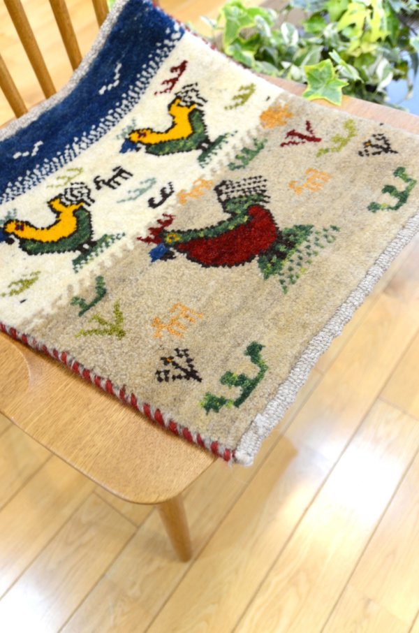 画像6: カシュクリ/座布団サイズ・四角43×41cm(フリンジなし) (6)