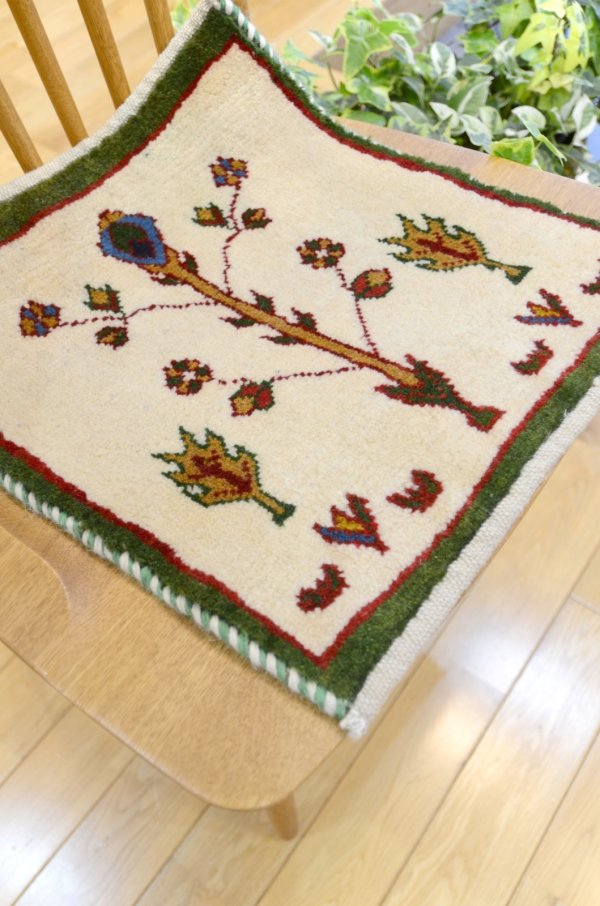 画像6: カシュクリ/座布団サイズ・四角43×39cm(フリンジなし) (6)