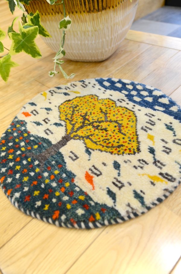 画像2: カシュクリ/座布団サイズ・丸38×38cm (2)