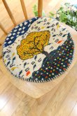 画像5: カシュクリ/座布団サイズ・丸38×38cm (5)