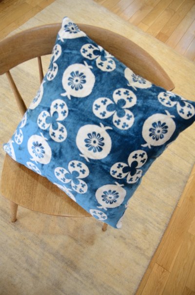 画像3: シルク&ベルベットクッションカバー約50×50cm（中材付き）