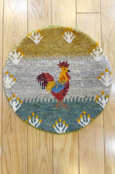 画像1: カシュクリ/座布団サイズ・丸39×38cm