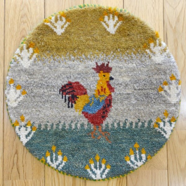 画像1: カシュクリ/座布団サイズ・丸39×38cm (1)