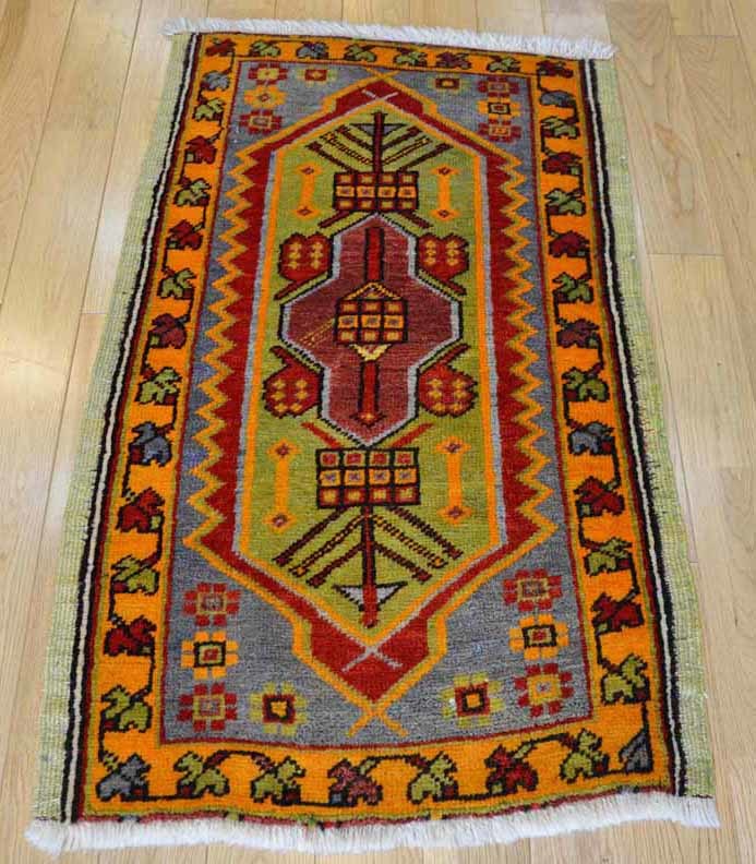 トルコ絨毯 90 60cm Abraj アブラッシュ Isik Selahattin