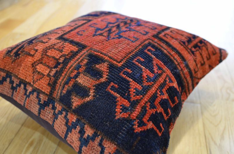 アンティーク絨毯クッションカバー 40×40cm - abraj（アブラッシュ