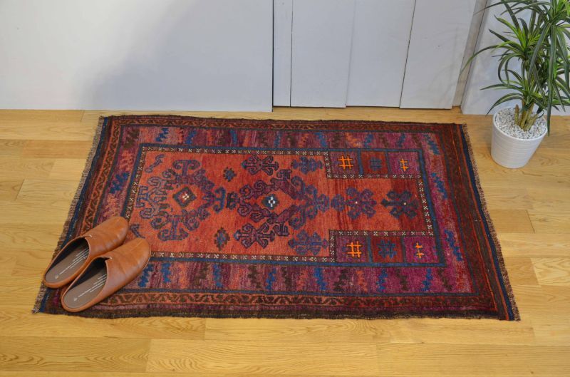 驚きの値段 アフガン 絨毯 バルーチ ラグ・カーペット - www