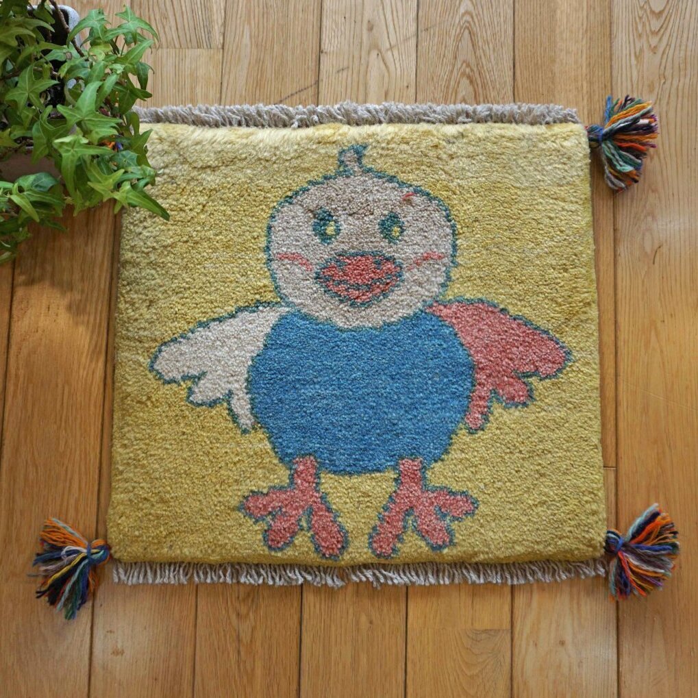 ギャッベ　座布団サイズ ミニギャッベ 座布団サイズ