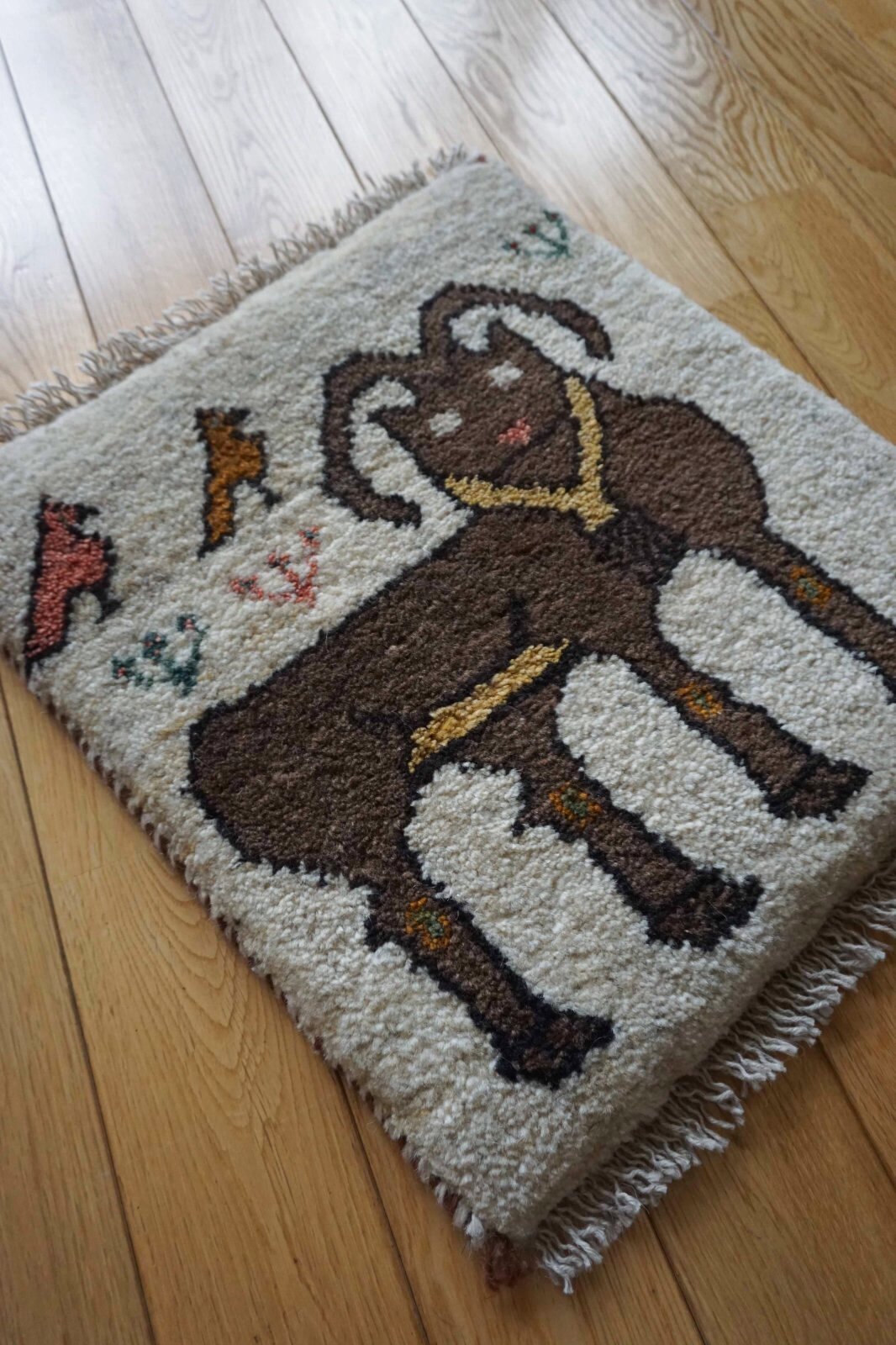 美品　ギャッペ座布団サイズ2枚 楽天市場】ギャッベ ギャベ 座布団サイズ 40×40cm イラン直輸入