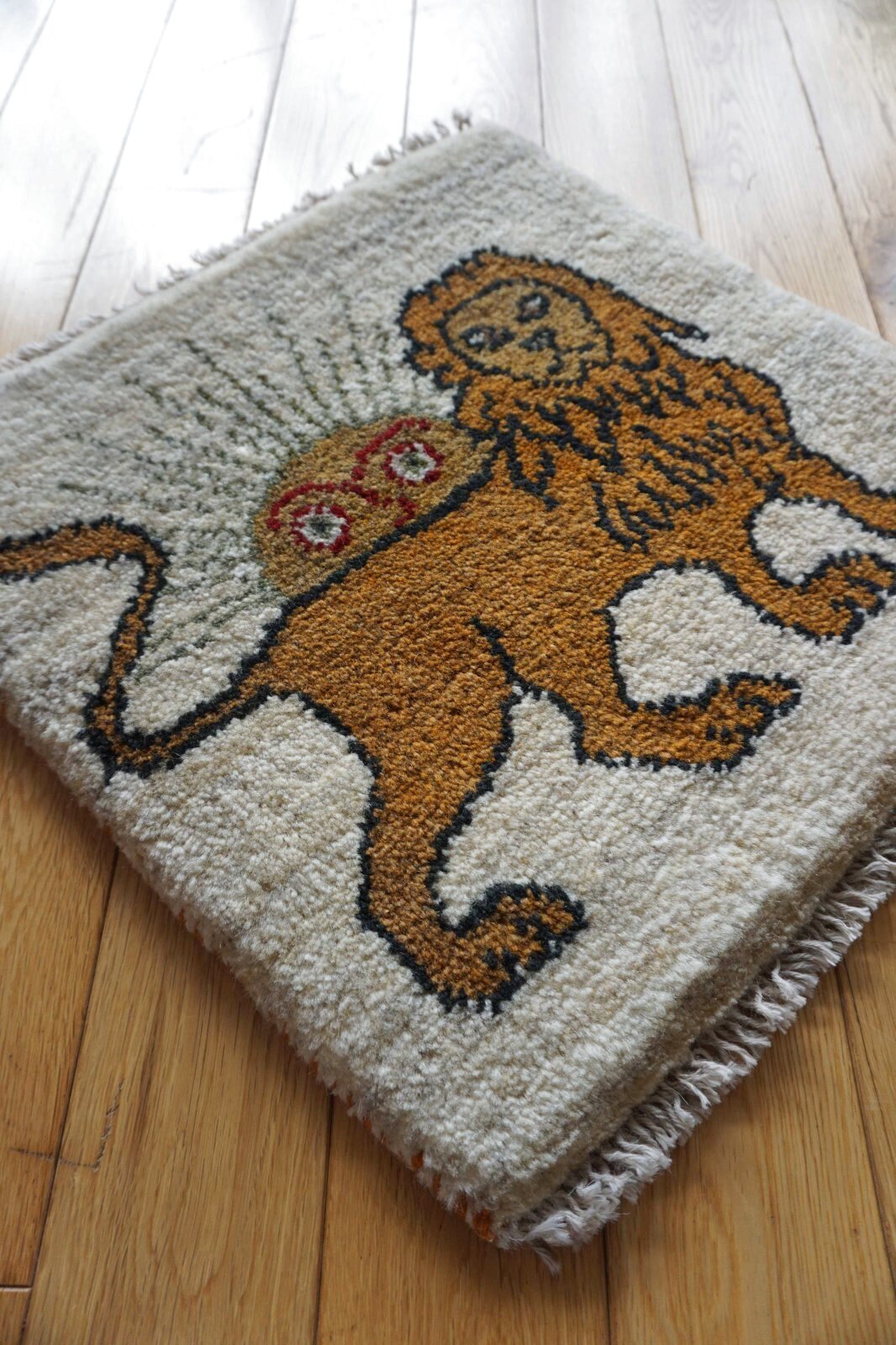 ギャッベ　座布団サイズ ギャッベ/座布団サイズ40×44cm（ボンボリなし） - abraj（ア