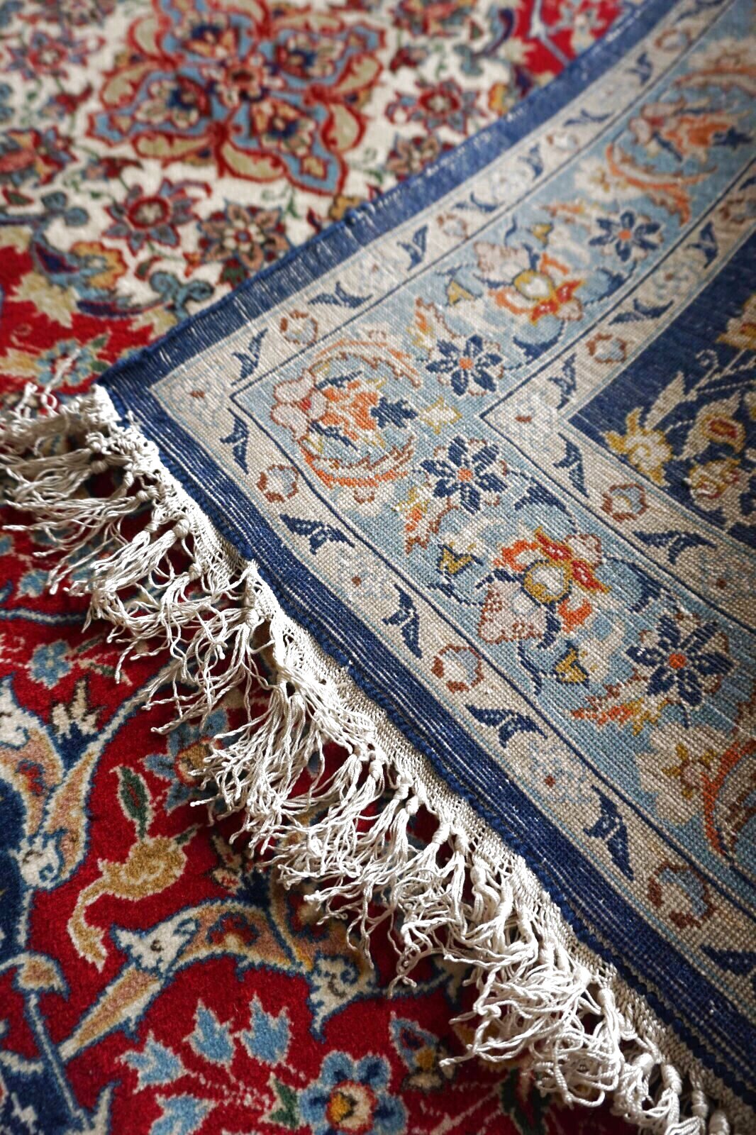 イスファハン100×71cmペルシャ絨毯（オールド）